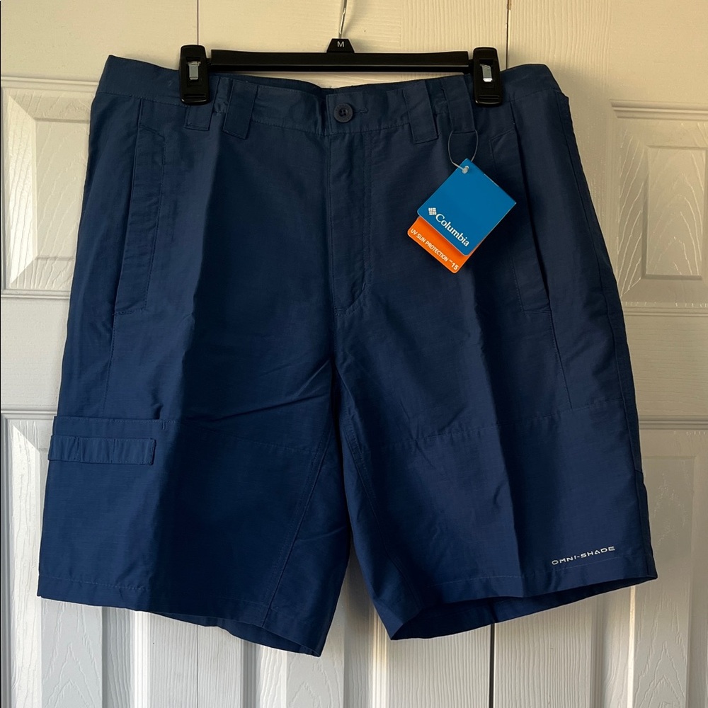 Columbia Men's Navy Cargo Shorts 34 waist